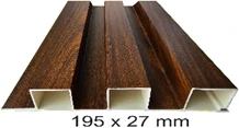 Pharaon 3-Groove Deep Fluted Panel 195x3000x27mm cross section