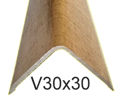 Pharaon External V Corner Trim 30x30mm cross section